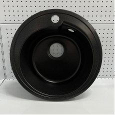 Мойка SANTREK AQUA Verto SAV618 чаша + крыло 618*477 мм (черный) (+сифон)