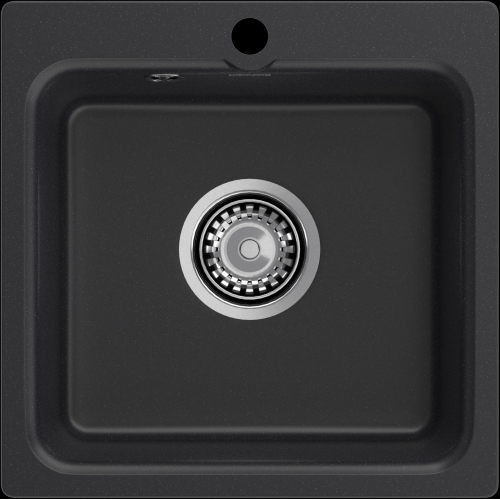 Мойка SANTREK AQUA Verto SAV43 1 чаша 430*430 мм (черный) (+сифон)