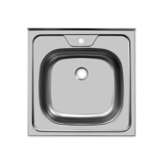 Мойка нерж. накладная 500х500х130 (0,4мм)