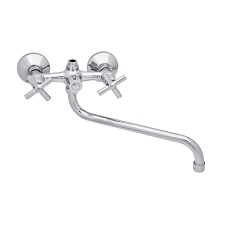 Смеситель ОПТИМА ванна (11410) маховик крест, OB2544