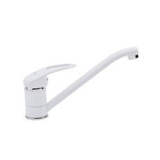 Смеситель ОПТИМА кухня (06473) 35 мм, БЕЛЫЙ, О4104WT