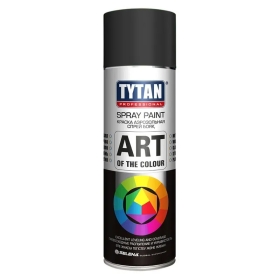 Краска аэрозольная TYTAN, черная матовая