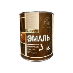Эмаль д/пола а/у быстрос. золотисто-кор. 0,9кг
