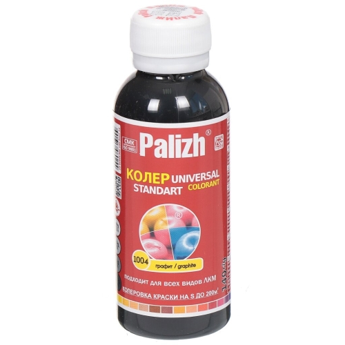 Паста колер Palizh №1004 графит, 100 мл, универсальный Паста колер Palizh №1004 графит, 100 мл, универсальный
