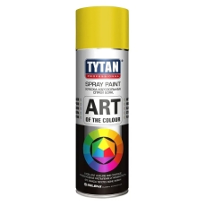 Краска аэрозольная TYTAN, жёлтая