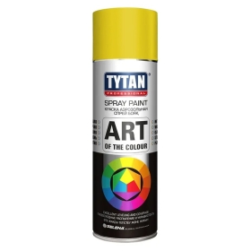 Краска аэрозольная TYTAN, жёлтая