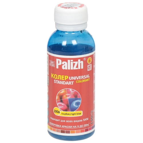 Паста колер Palizh №1006 голубой, 100 мл, универсальный Паста колер Palizh №1006 голубой, 100 мл, универсальный