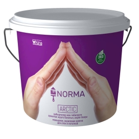 Краска водоэмульсионная, NORMA ARCTIC 15кг
