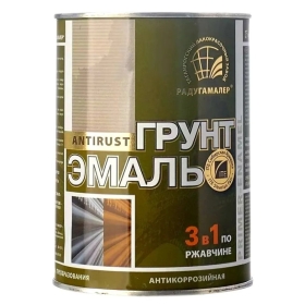 Грунт-эмаль (3 в 1) БЕЛАЯ 0,9 кг