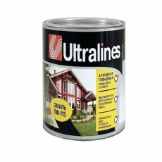 Эмаль ПФ-115 ULTRA LINES 0,8кг, БЕЛАЯ