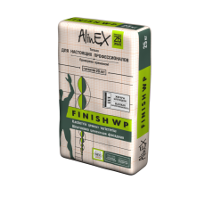 Шпатлевка цементная AlinEX FINISH WP, 25кг