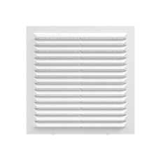 Решетка вентиляционная, 150х150мм, с сеткой, неразъемная