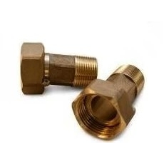 Комплект присоединительный д/счетчика воды Ду20 (2 штуцера, 2 гайки)