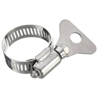 Хомут червячный RVC 10-16 со стальным ключом