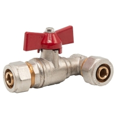 МП Кран шаровой угловой цанга 16 х 16 RVC