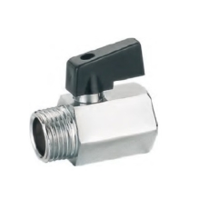 Кран шаровой МИНИ 1/2"x1/2" ВН-НАР прямой